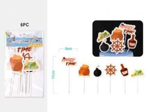 TORTADÍSZ 6DB 13CM KALÓZ