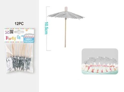 TORTADÍSZ 12DB 10,5CM EZÜST ERNYŐ