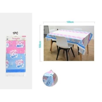 ASZTALTERÍTŐ 108X180CM "GIRL OR BOY ? "