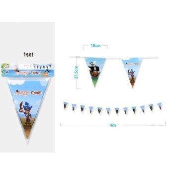 ZÁSZLÓ PAPÍR KALÓZ 12 ZÁSZLÓS 4M