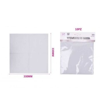 SZALVÉTA PAPÍR EZÜST 33CM 10DB-OS