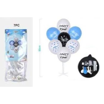 LUFI 7DB-OS SZETT KALÓZ M:81CM FEHÉR-KÉK-FEKETE