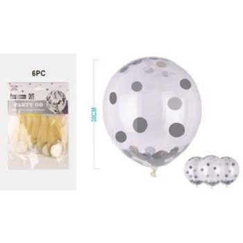 LUFI 6DB M:30CM PÖTTYÖS GLITTERES