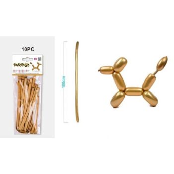 LUFI HOSSZÚ ARANY SZINŰ 10DB 100CM