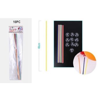 LUFITARTÓ RÚD SZÍNES 10DB 40CM