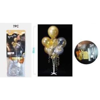 LUFI FÉM ÉS ARANY 7DB 80CM