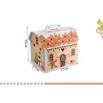 AJÁNDÉKDOBOZ KARÁCSONYI 27X30X37CM