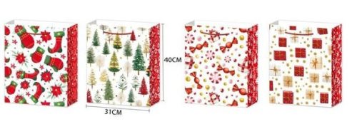 KARÁCSONYI AJÁNDÉKTÁSKA 31X40X12CM