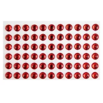STRASSZKŐ ÖNTAPADÓS SMARAG PIROS ÁTM:10MM