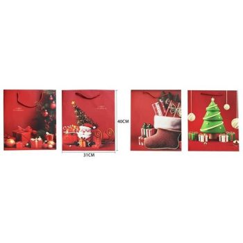 KARÁCSONYI AJÁNDÉKTÁSKA 31X40X12CM