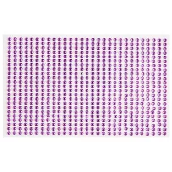 STRASSZKŐ ÖNTAPADÓS LILA ÁTM:3MM