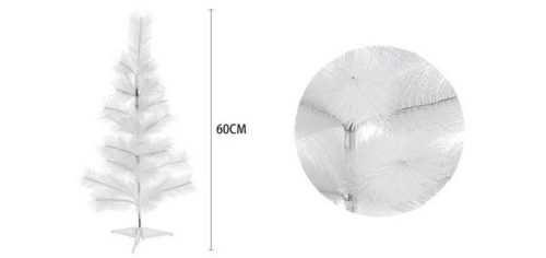 MŰFENYŐ FEHÉR 60 CM