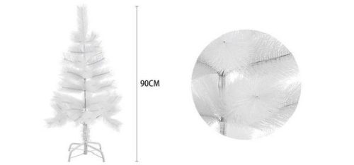 MŰFENYŐ FEHÉR 90 CM