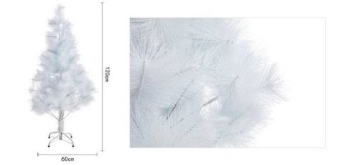 MŰFENYŐ FEHÉR 120 CM, 60 CM SZÉLES