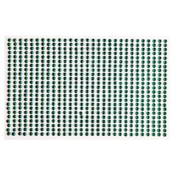 STRASSZKŐ ÖNTAPADÓS SMARAGD ZÖLD ÁTM:3MM