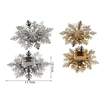 GYERTYATARTÓ KARÁCSONYI 11,9*10,5*4,5CM, 4 F.
