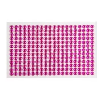 STRASSZKŐ ÖNTAPADÓS PINK ÁTM:6MM