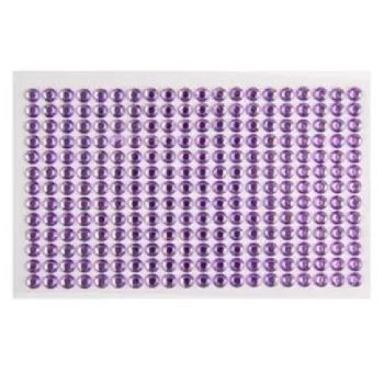 STRASSZKŐ ÖNTAPADÓS LILA ÁTM:6MM