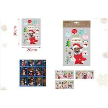 ABLAKMATRICA KARÁCSONYI KUTYA 30X20CM