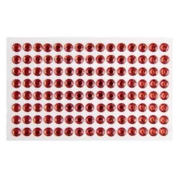 STRASSZKŐ ÖNTAPADÓS PIROS ÁTM:7MM