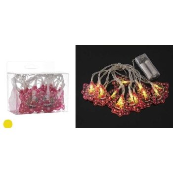   FÉNYFÜZÉR BELTÉRI SZÍNES HARANG NAGY FÉNYEREJŰ,MELEG FÉNYŰ, ELEMES 3M (ELEM NÉLK