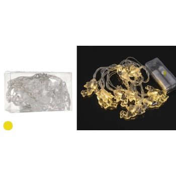   FÉNYFÜZÉR BELTÉRI ANGYALKÁK NAGY FÉNYEREJŰ,MELEG FÉNYŰ, ELEMES 2M (ELEM NÉLKÜL)