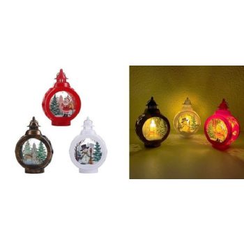 KARÁCSONYI SZÍNES KANDALLÓ LEDDEL 3F.