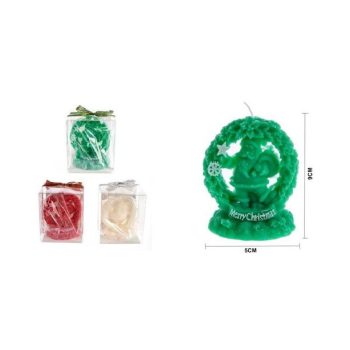 GYERTYA KARÁCSONYI FIGURA 5X9CM 5F.