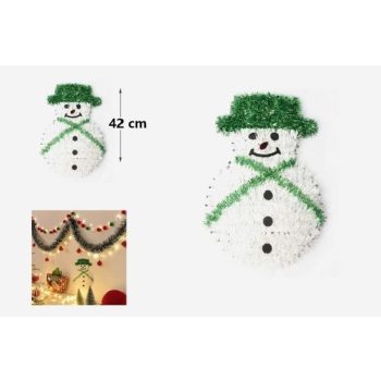 KARÁCSONYI DÍSZ FÜGGŐ HÓEMBER 42CM