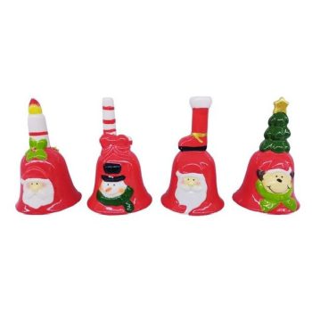 KARÁCSONYI KERÁMIA DÍSZ HARANG 4F.