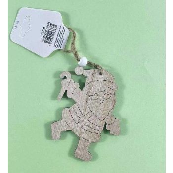 KARÁCSONYI FÜGGŐDÍSZ MIKULÁS 10CM