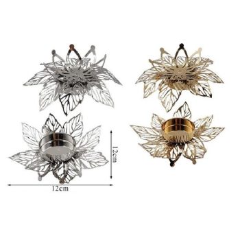 MÉCSESTARTÓ LEVELEK 12X12CM