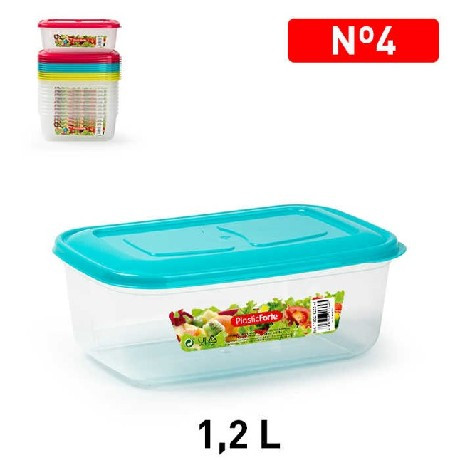 ÉTELTÁROLÓ DOBOZ SZÖGLETES MŰA. 1,2L