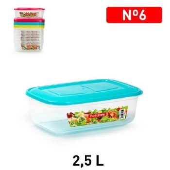 ÉTELTÁROLÓ DOBOZ SZÖGLETES MŰA. 2,5L