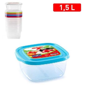 ÉTELTÁROLÓ DOBOZ SZÖGLETES MŰA. 1,5L