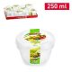 ÉTELTÁROLÓ DOBOZ SZETT KEREK 2DB-OS MŰA. 250ML