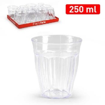 KÁVÉSPOHÁR 250ML ÁTLÁTSZÓ MŰA