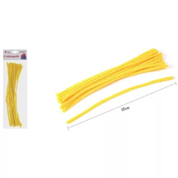ZSENÍLIA DRÓT 30CM 20DB-OS SÁRGA