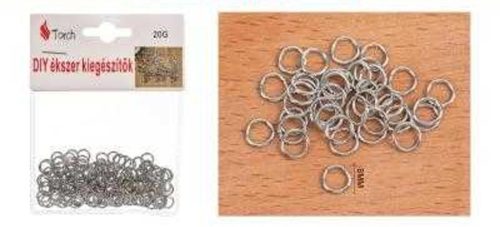 KARIKA 0,8CM FEHÉR 20G