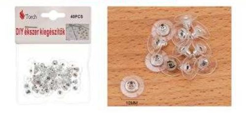 FÜLBEVALÓ HÁTLAP GUMIS FEHÉR 40DB-OS 1CM