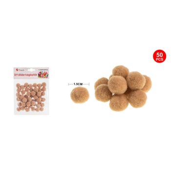 POMPOM KEKI 1,5CM 50DB-OS
