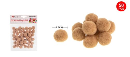 POMPOM KEKI 1,5CM 50DB-OS