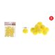 POMPOM SÁRGA 1,5CM 50DB-OS
