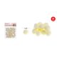 POMPOM BÉZS 1,5CM 50DB-OS
