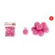 POMPOM SÖTÉT RÓZSASZÍN 1,5CM 50DB-OS