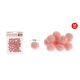 POMPOM RÓZSASZÍN 1,5CM 50DB-OS