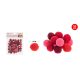 POMPOM VEGYES PIROS 1,5CM 50DB-OS