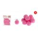 POMPOM SÖTÉTRÓZSASZÍN 2CM 30DB-OS