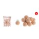 POMPOM KEKI 2,5CM 20DB-OS