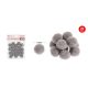 POMPOM SZÜRKE 2,5CM 20DB-OS